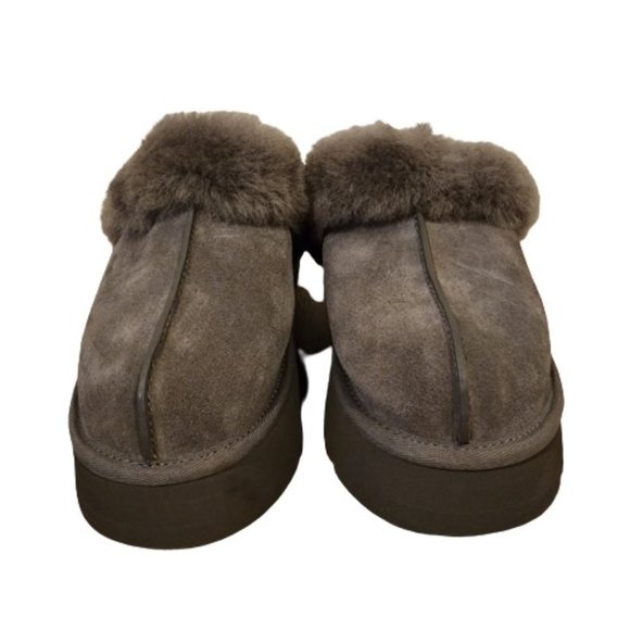 UGG Gray Slip-On Platform Slippers | Women’s Size 9 - Picture 4 of 10